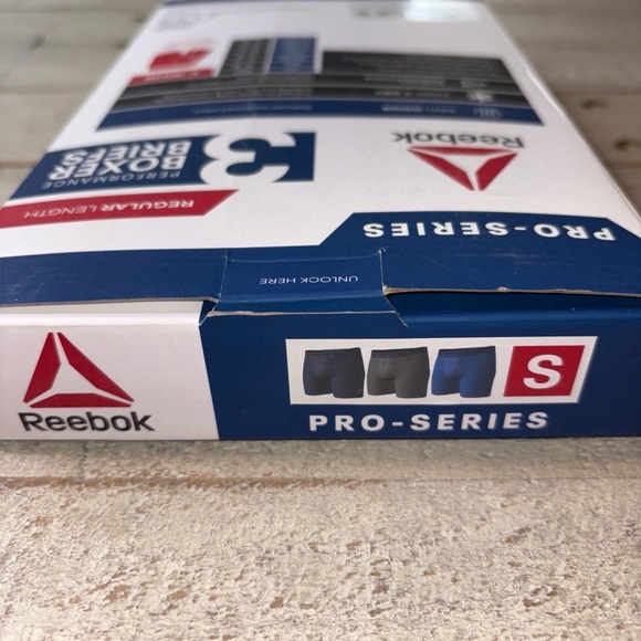 Reebok Men's Pro Series Performance Boxer Briefs 6" Inseam, Size Small - Picture 6 of 14